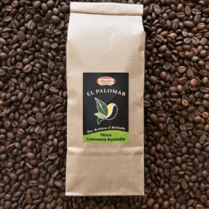 Café du Pérou – El Palomar – GRAIN, café bio de spécialité aux notes gourmandes de chocolat intense et de citron frais, cultivé en altitude dans une coopérative engagée.
