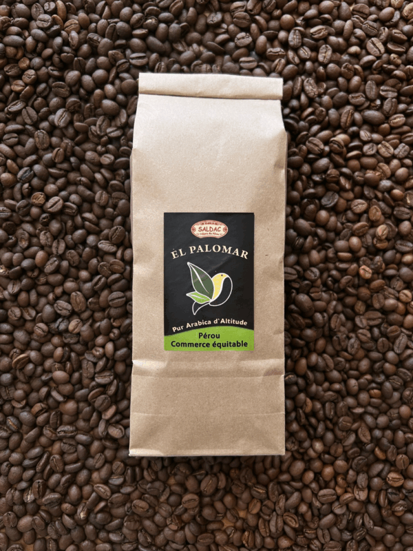 Café du Pérou – El Palomar – GRAIN, café bio de spécialité aux notes gourmandes de chocolat intense et de citron frais, cultivé en altitude dans une coopérative engagée.