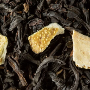 Thé noir Dammann – Christmas Tea, aux arômes d’orange, d’ananas, de marasquin et de caramel, infusion douce et festive