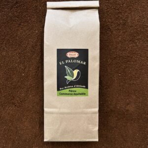 Café du Pérou – El Palomar – MOULU, café bio de spécialité aux arômes de chocolat intense et de citron frais, prêt à l’emploi pour espresso et méthodes douces.