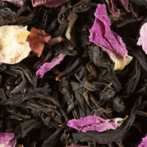 Thé noir Dammann – Nosy Bey, aux arômes naturels de vanille et de pêche, infusion fruitée et ensoleillée