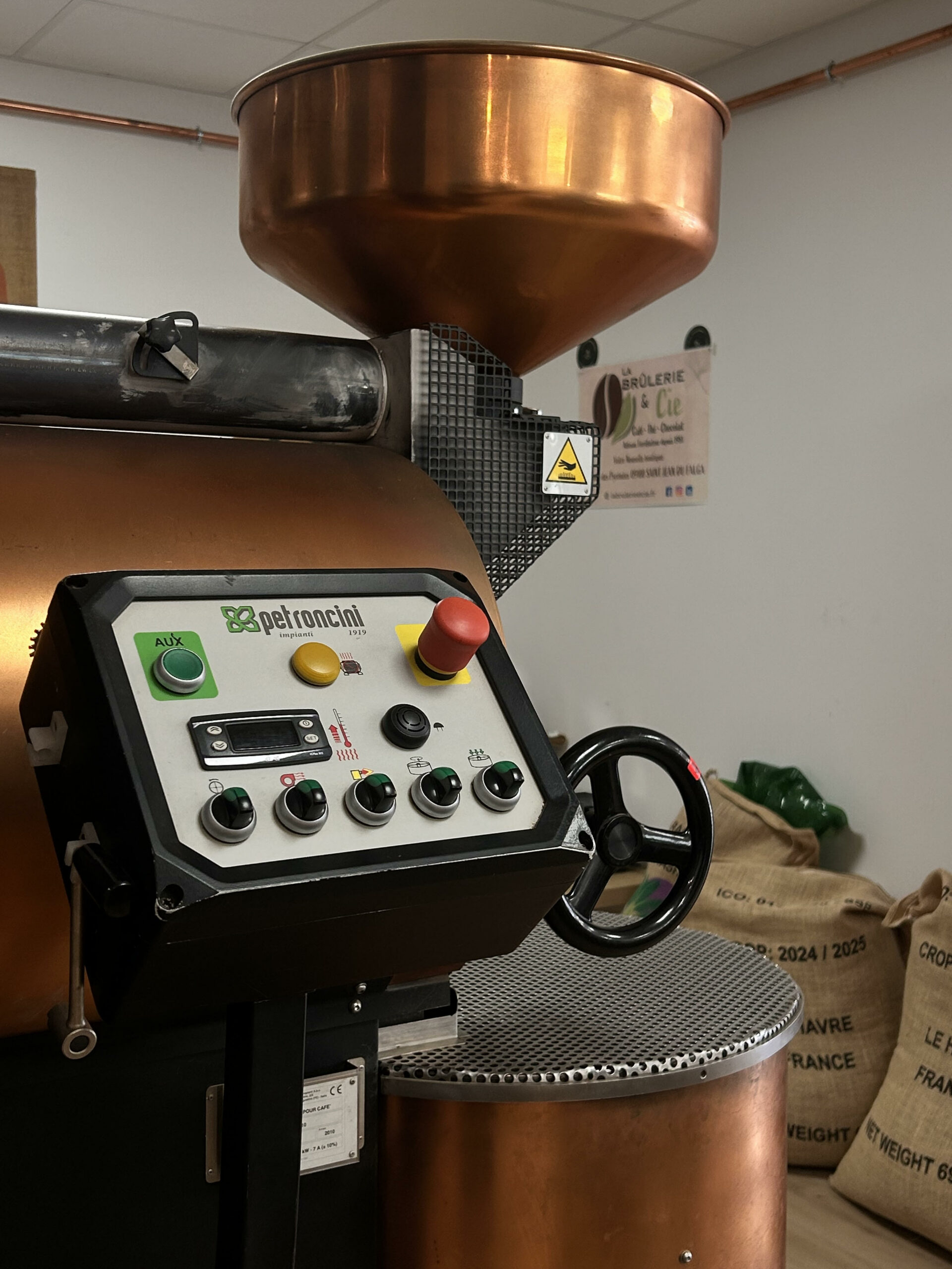 sacs à café chez Brulerie et Cie